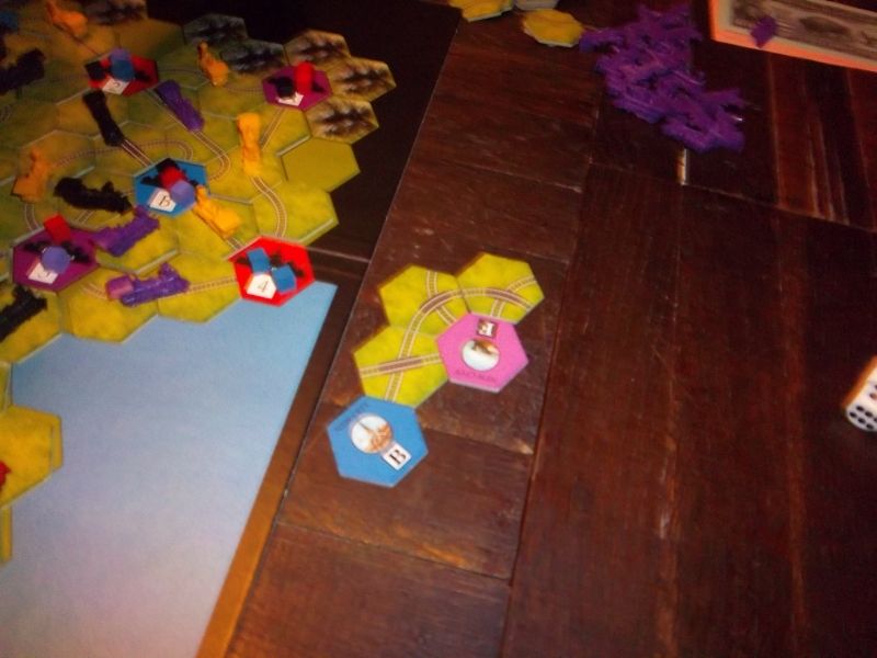 Une partie de Age of Steam Expansion #4 - France and Italy