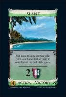 Dominion : rivages : 8 cartes révélées.