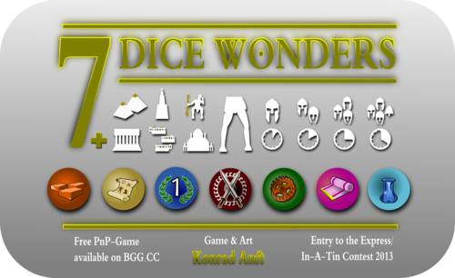 7 Dice Wonders : 7 dés, 7 cartes, 1 jeu...