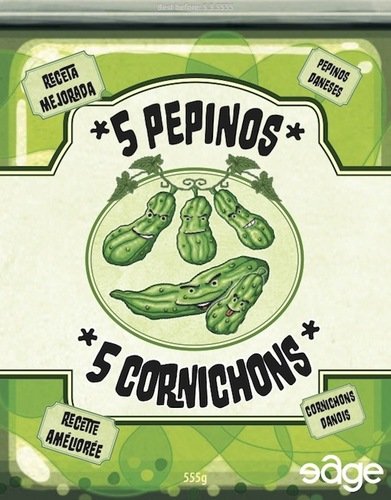 5 cornichons