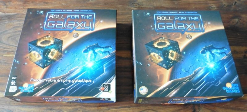 Comparatif matériel Roll For The Galaxy : VF vs VO