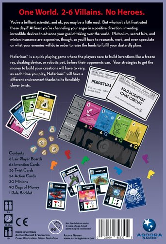 Nefarious : une seconde nouveauté Essen pour le créateur de Dominion