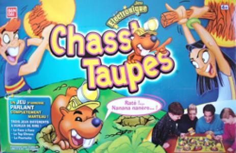 Tape-Les-Taupes!  Jeu de dextérité dans lequel il faut taper les