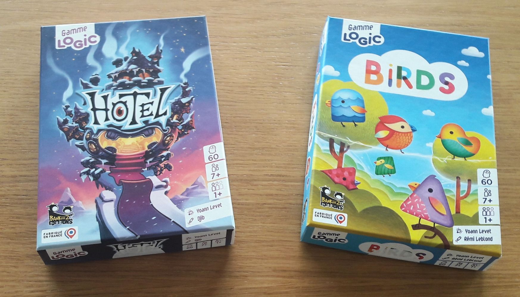 Voici les 2 premiers jeux de la gamme Logic déjà sortis… un autre est déjà prévu.