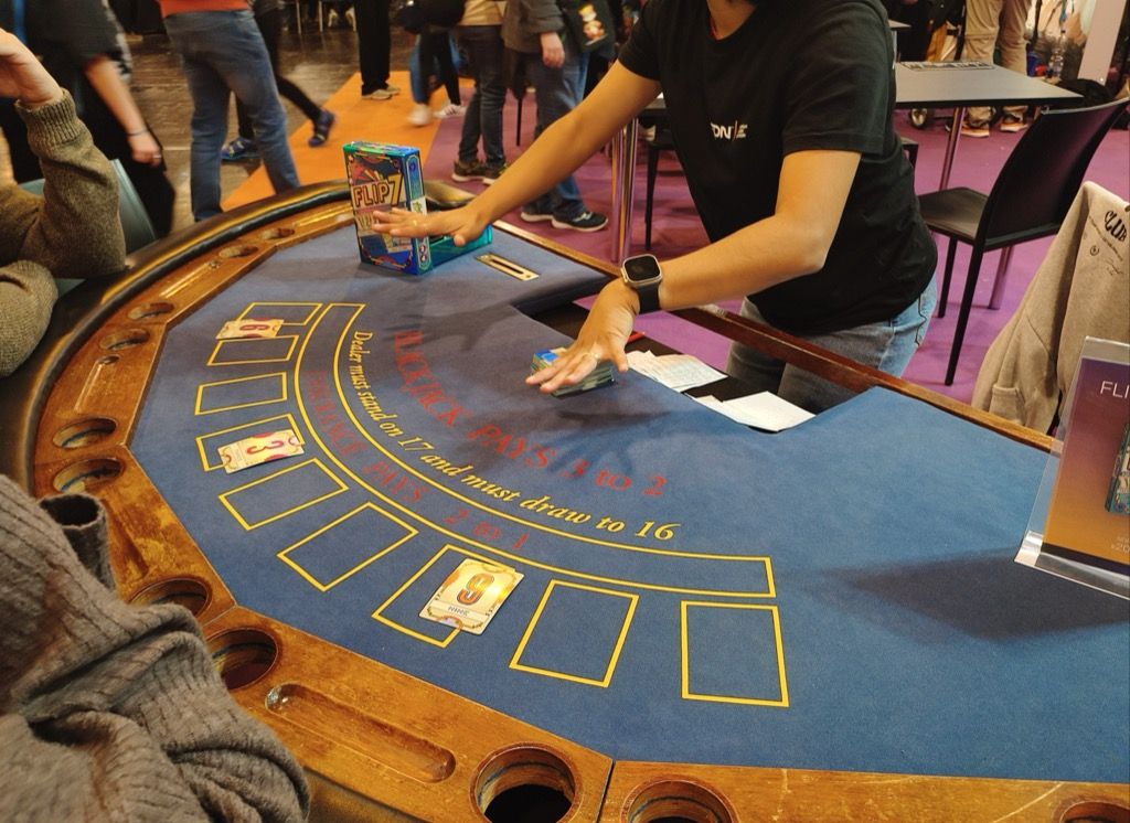 Tiens y'a même des tables de Blackjack à Essen ?