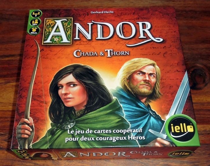 On retrouve bien deux des quatre héros du jeu Andor.
