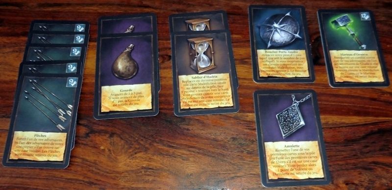 6 types d'objets dont 3 uniques pourront être obtenu durant le jeu.