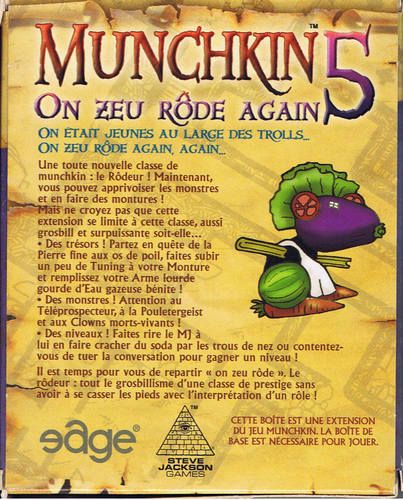 Munchkin 5 : On zeu rôde again, again