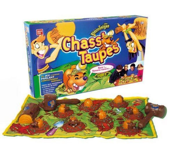 Mattel Games - Chasstaupes - Jeu de Société Enfant - 1 ou 2