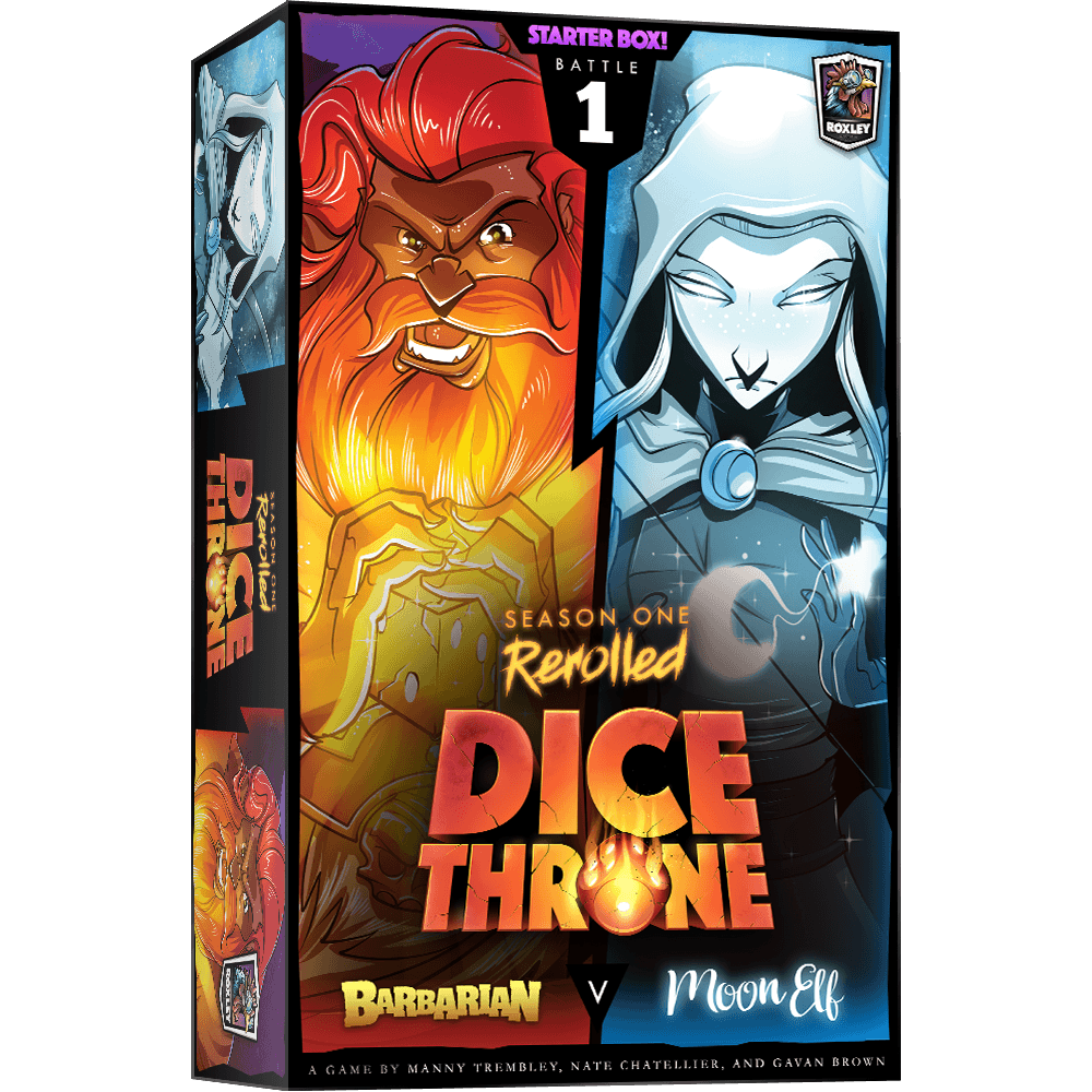 Dice Throne - Saison 1 Remasterisée - Barbare vs Elfe Lunaire