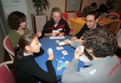 de gauche ? droite, Lady, Virginie, Stef, Guillaume et Loïc