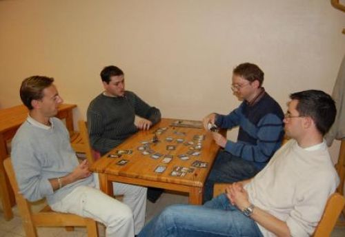 Des joueurs bien concentrés