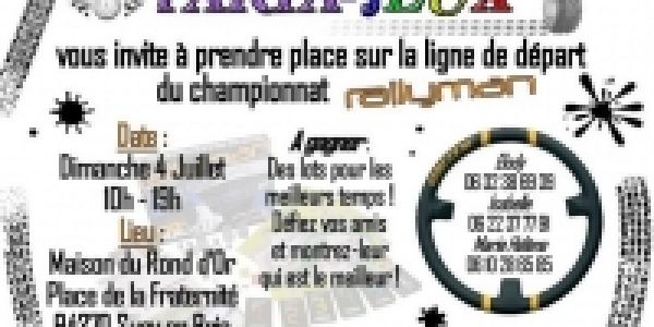 Un tournoi Rallyman en présence de l'auteur