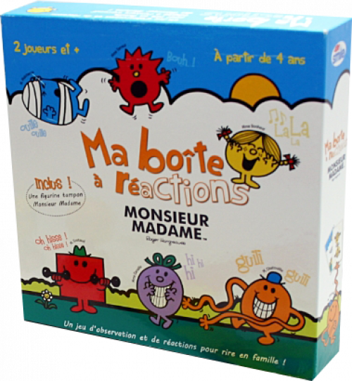 Ma boite à réactions Monsieur Madame