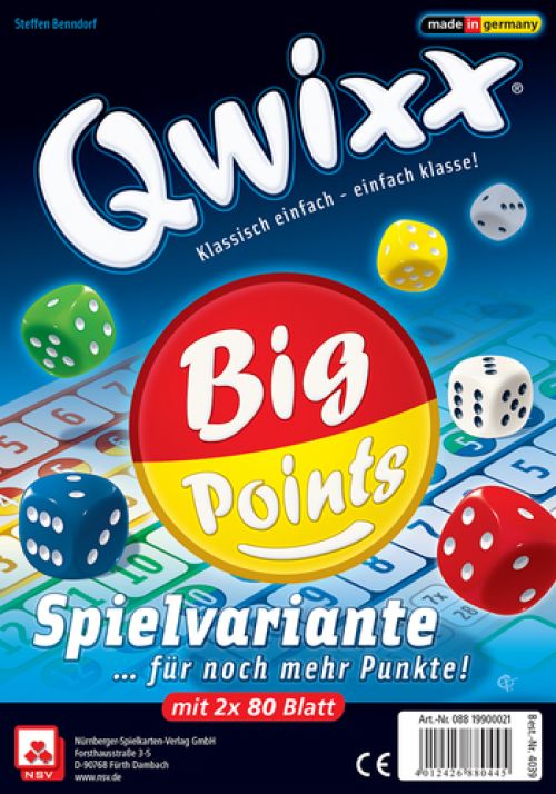 Qwixx: Big Points