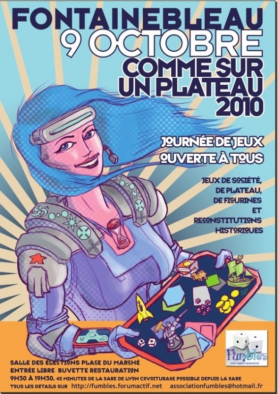 Comme sur un plateau !