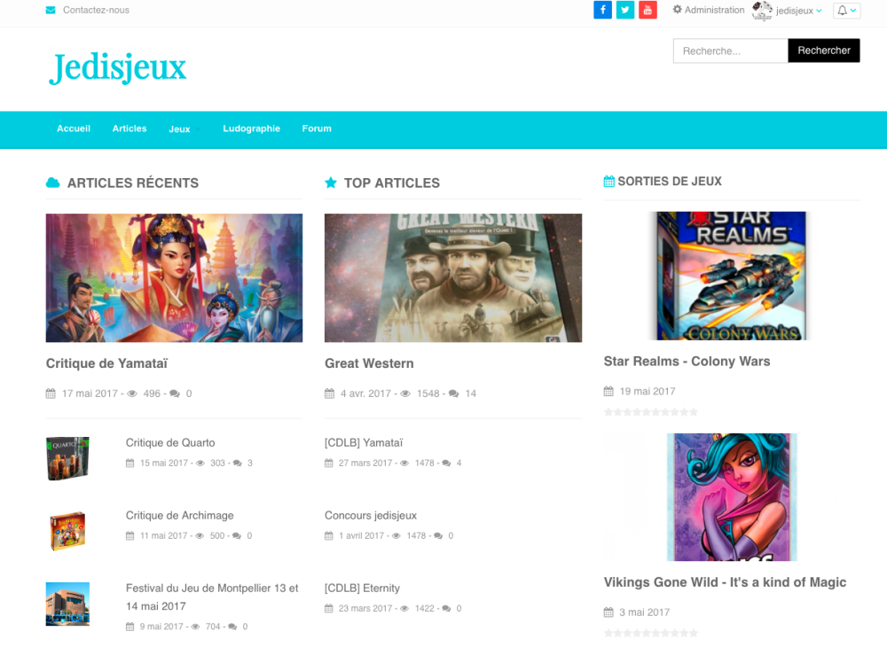 Le Jedisjeux nouveau est arrivé
