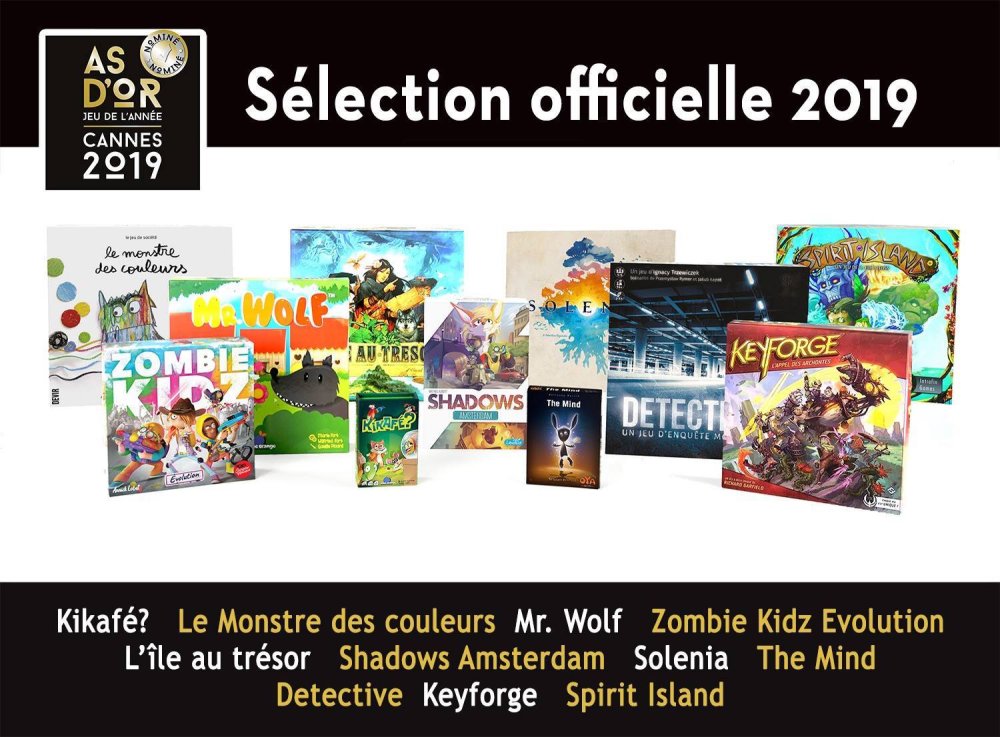 As d'Or 2019 : les nominations