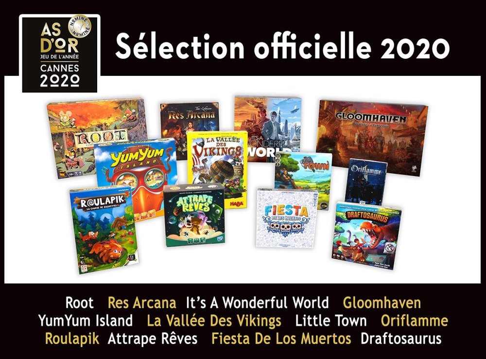 As d’Or 2020 : les nominations