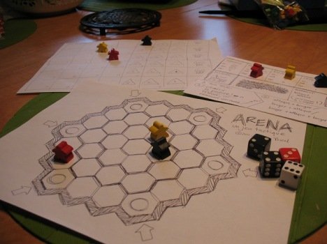 Arena : un jeu à se fabriquer soi-même...
