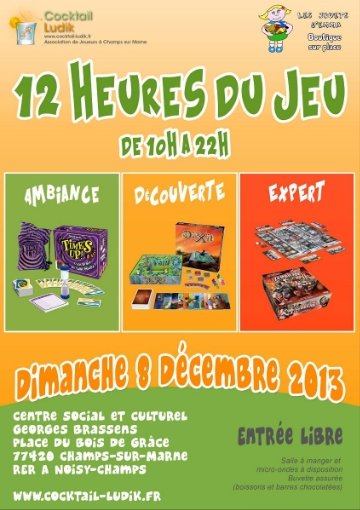 Cocktail Ludik et ses 12 heures du jeu