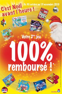Du 100% remboursé pour Noël