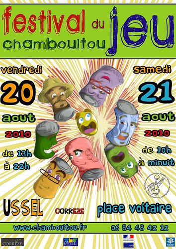 festival du jeu à USSEL le 20 et 21 aout 2010‏