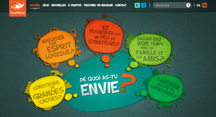 FoxMind : nouveaux jeux, nouveau site ...