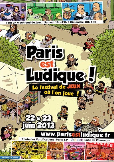 Les gagnants du concours Paris est Ludique !