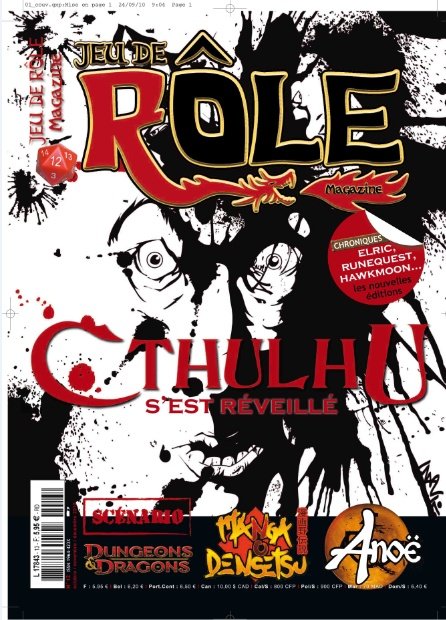 Jeu de Rôle mag n°12, tout prêt tout chaud