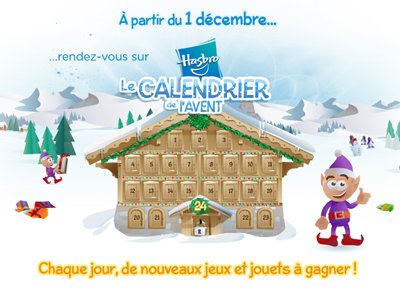 Le calendrier de l'avant, c'est aussi des jeux à gagner