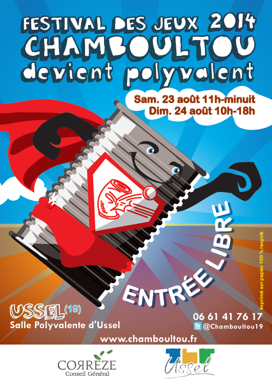 Le Festival des Jeux Chamboultou 2014 à Ussel