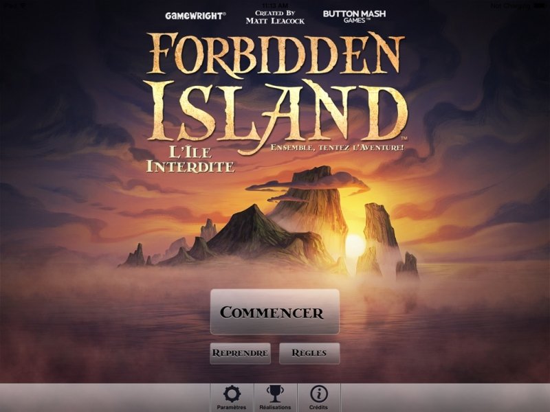 L'Ile Interdite sur iPad et en français !