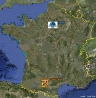 A vous de choisir entre le nord et le sud...