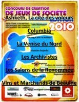 Concours de Création de Jeux de Société « NTPSLM » Édition 2010 - Les finalistes !‏