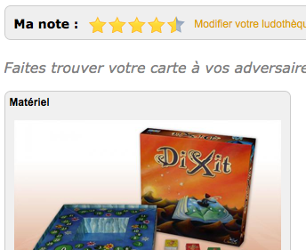 Notez un jeu en un clic
