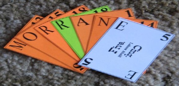 Morrane : presque le scrabble en cartes !