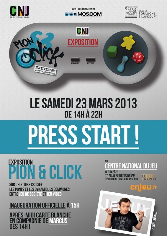 Pion & Click : L'expo au CNJ