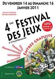 Quatrième festival des jeux de Villefranche
