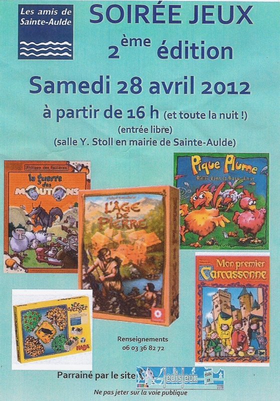Sainte - Aulde, seconde édition...