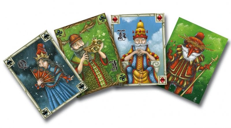 Un jeu de 54 cartes féérique...