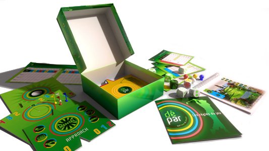 Un jeu de société sur le golf... par un passionné de golf