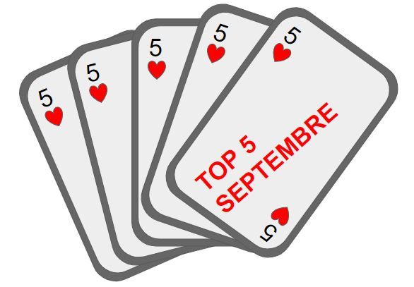 Top 5 Septembre